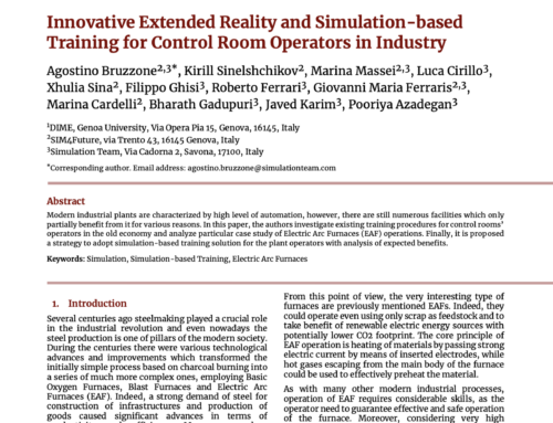 Innovative Extended Reality and Simulation-based Training for Control Room Operators in Industry